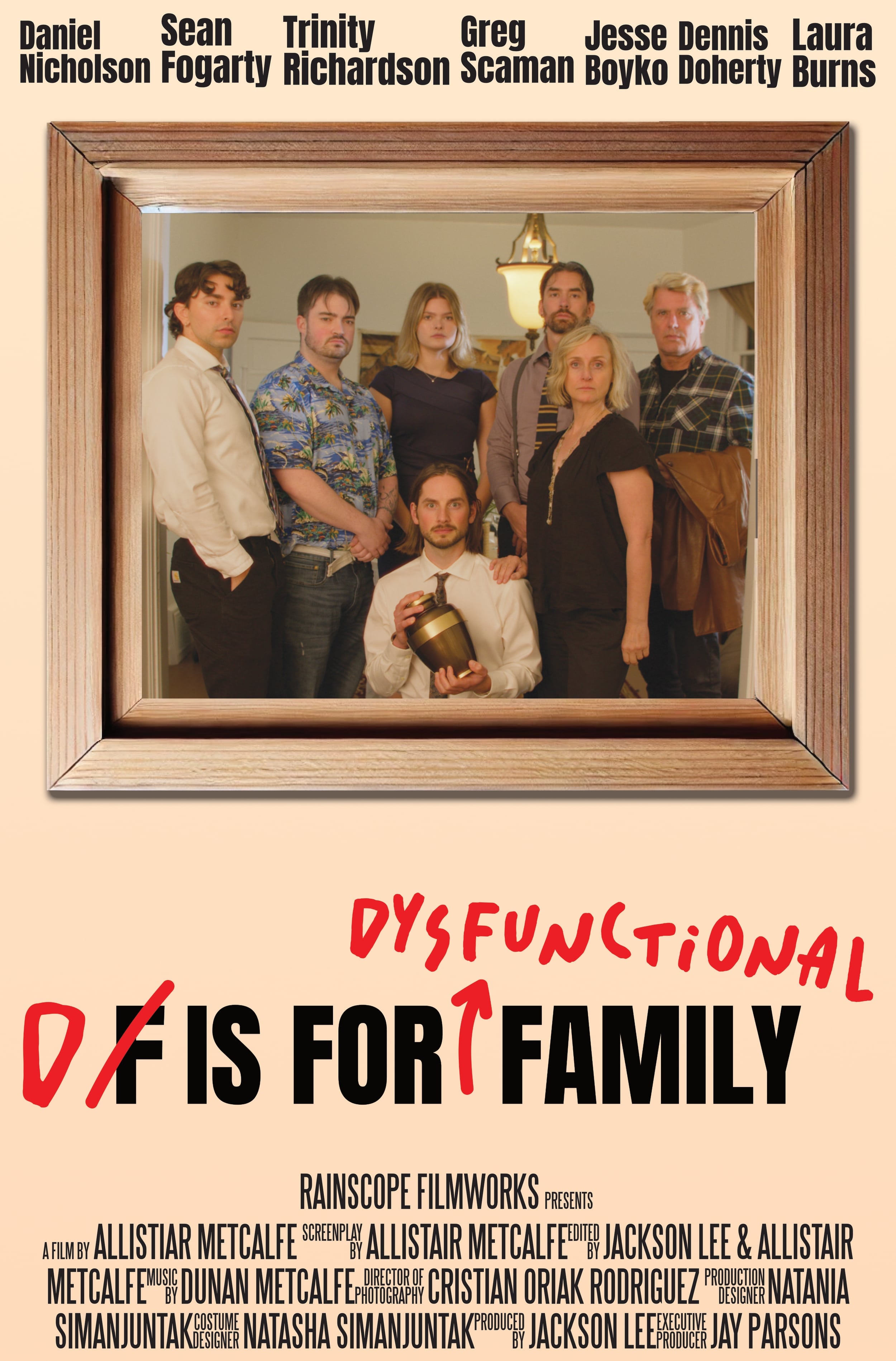 D Is For Dysfunctional Family Poster
